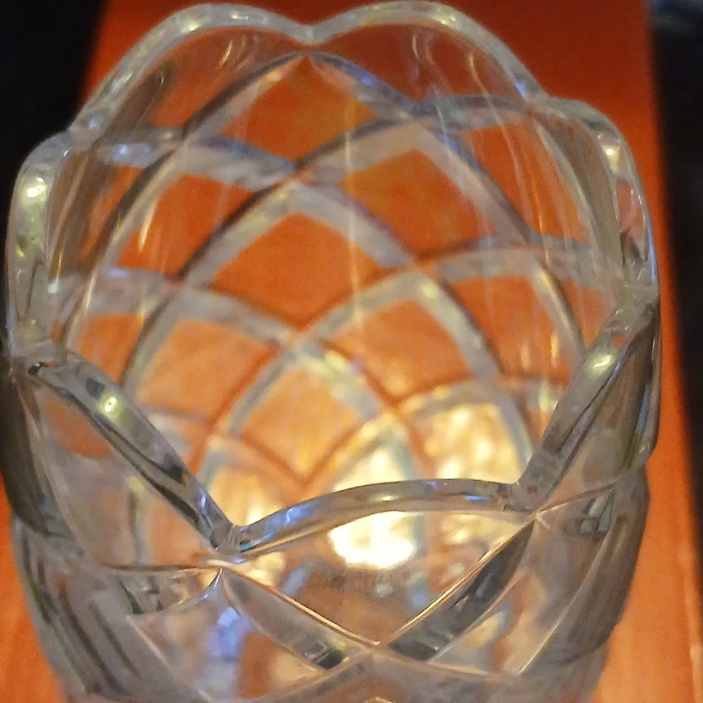 Mikasa Cut Glass Vase